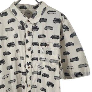 NWT Vans Men's XL Short Sleeve Printed Shirt